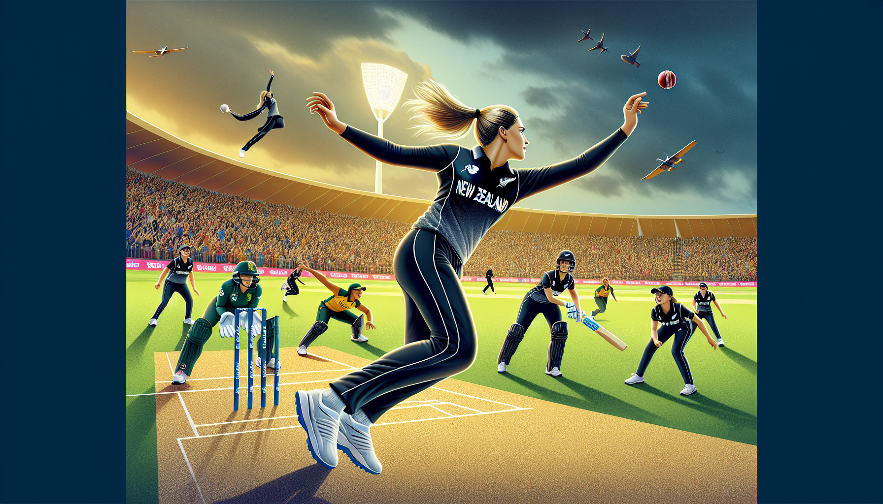 New Zealand Women’s Bowling and Fielding Highlights